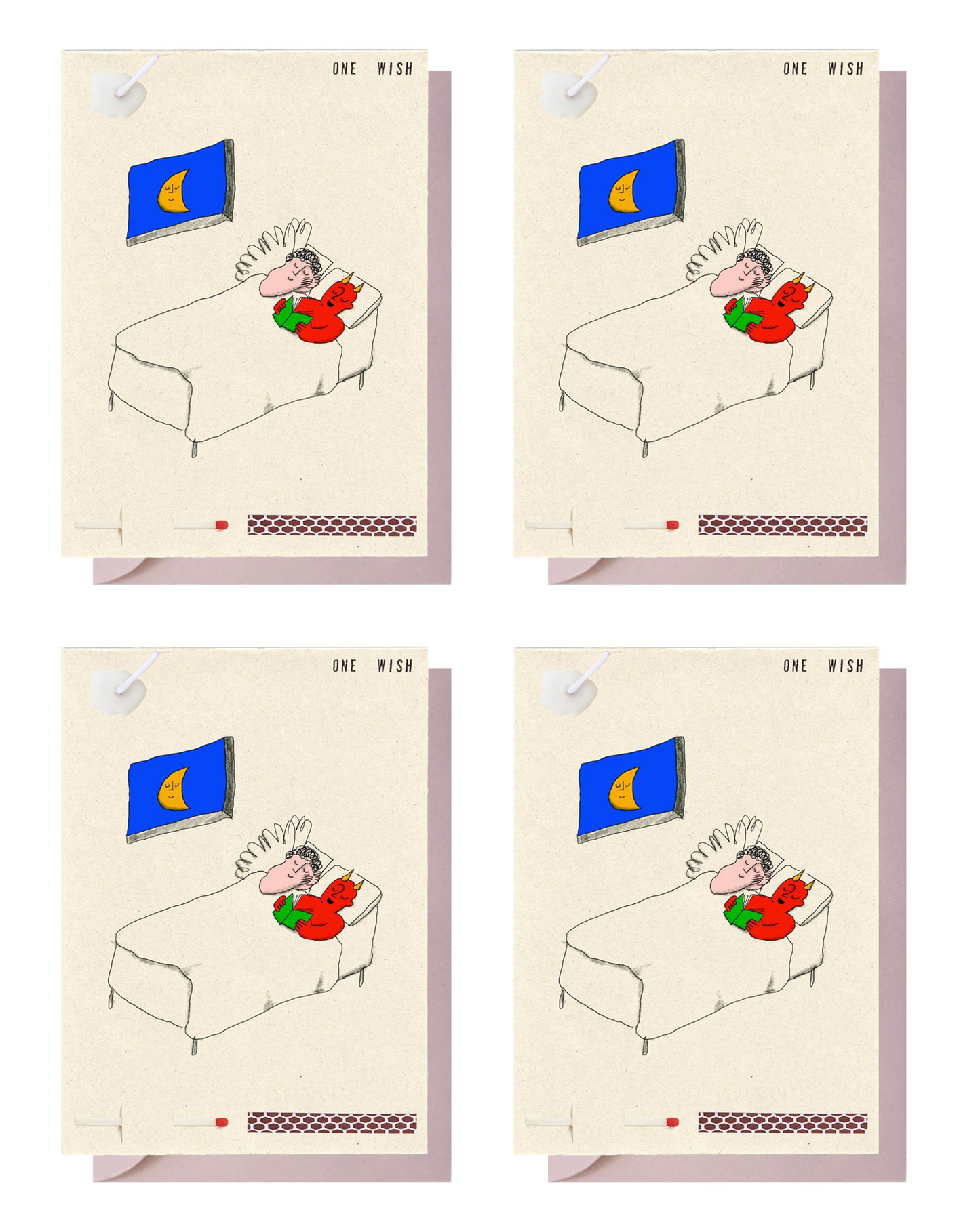 4 Cards with envelopes