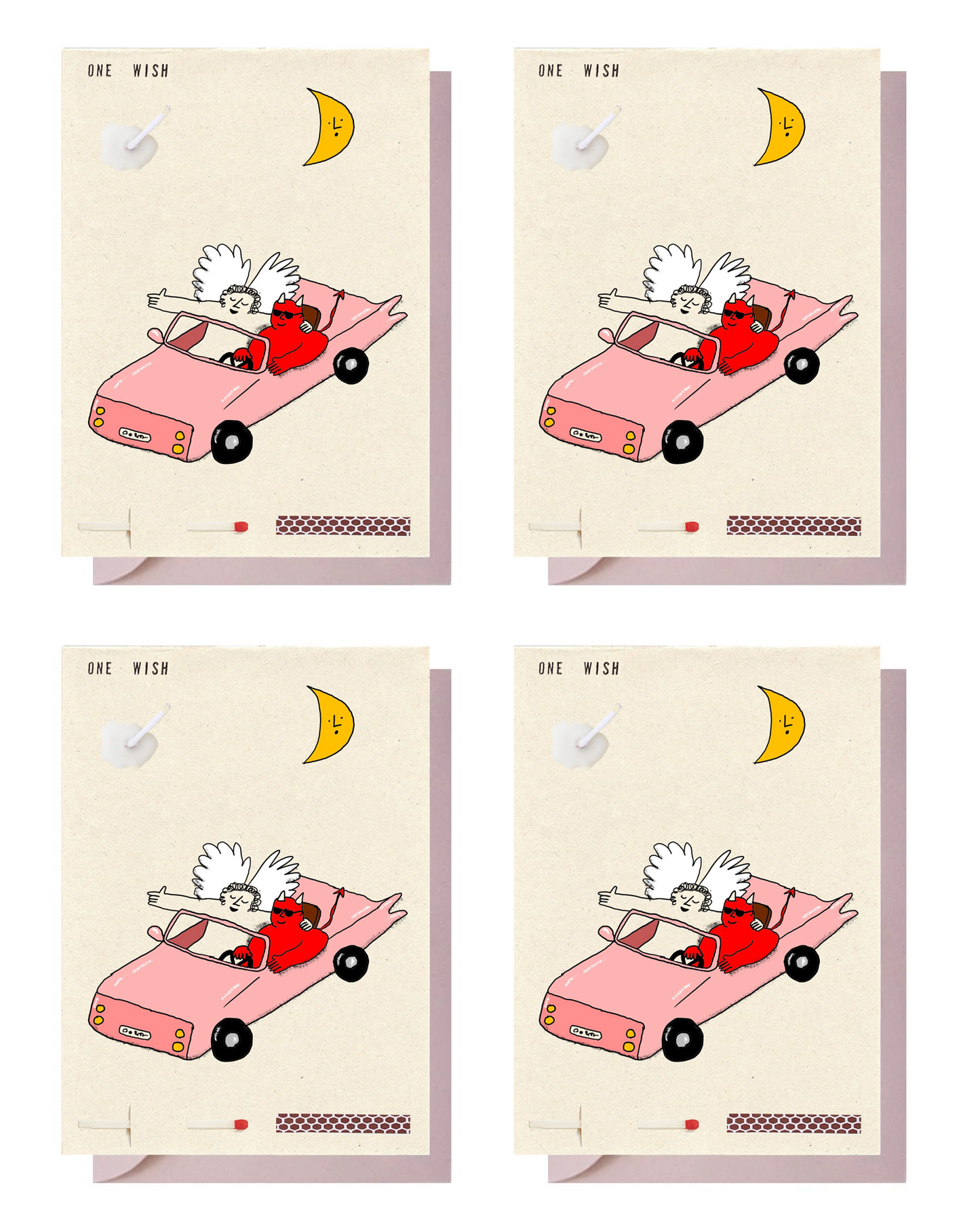 4 Cards with envelopes