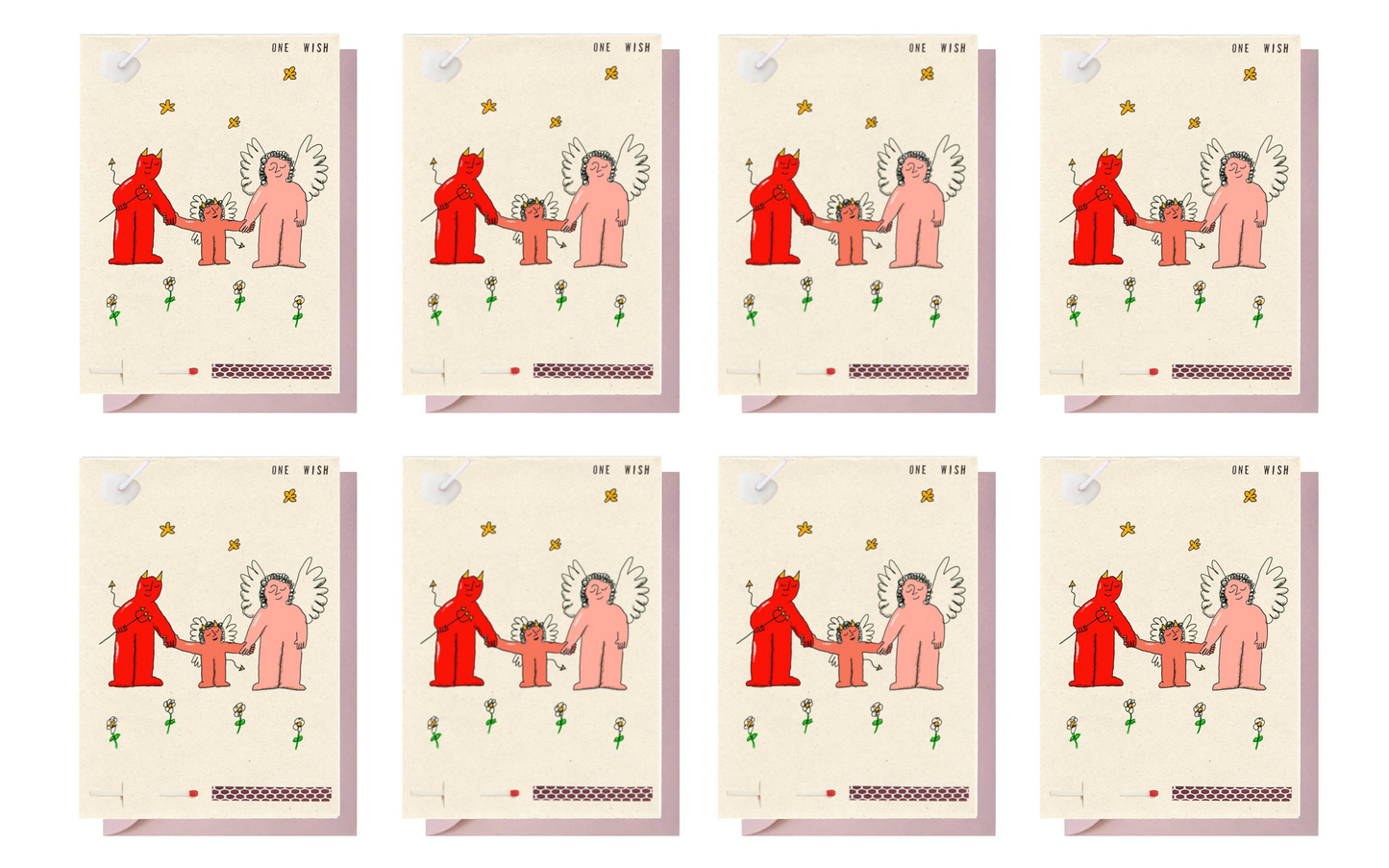 8 Cards with envelopes