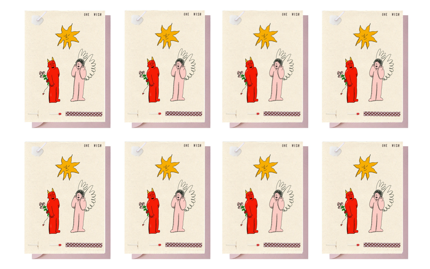 8 Cards with envelopes