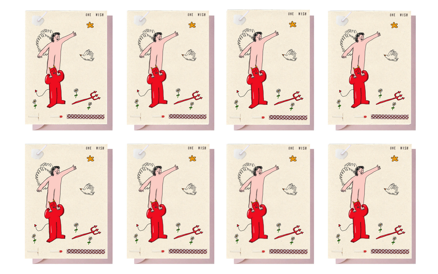 8 Cards with envelopes