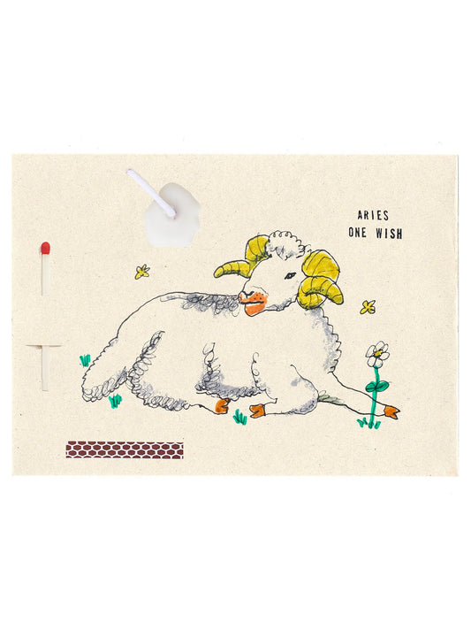Image of the wish card, Aries