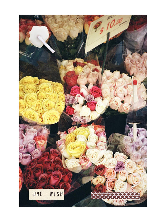 Image of the wish card, Roses