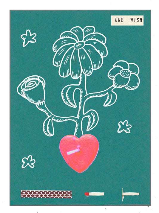 Image of the wish card, Mount Street Printers x Wish Cards