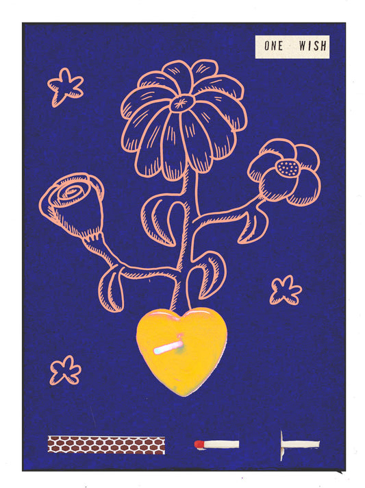 Image of the wish card, Mount Street Printers x Wish Cards