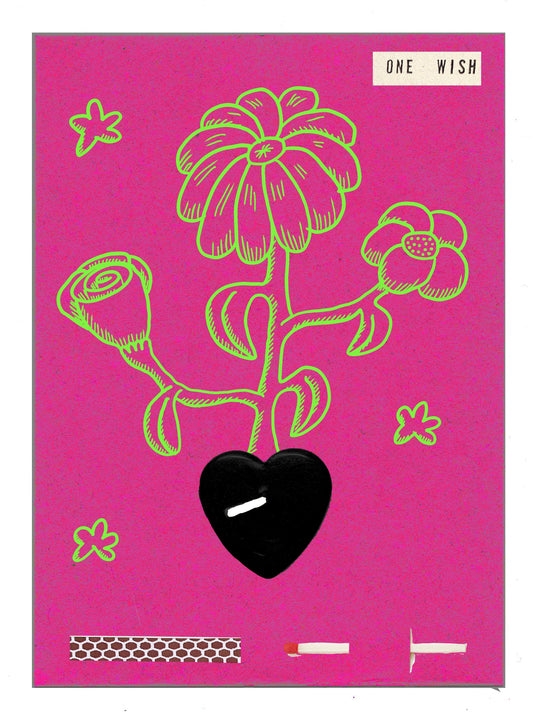 Image of the wish card, Mount Street Printers x Wish Cards