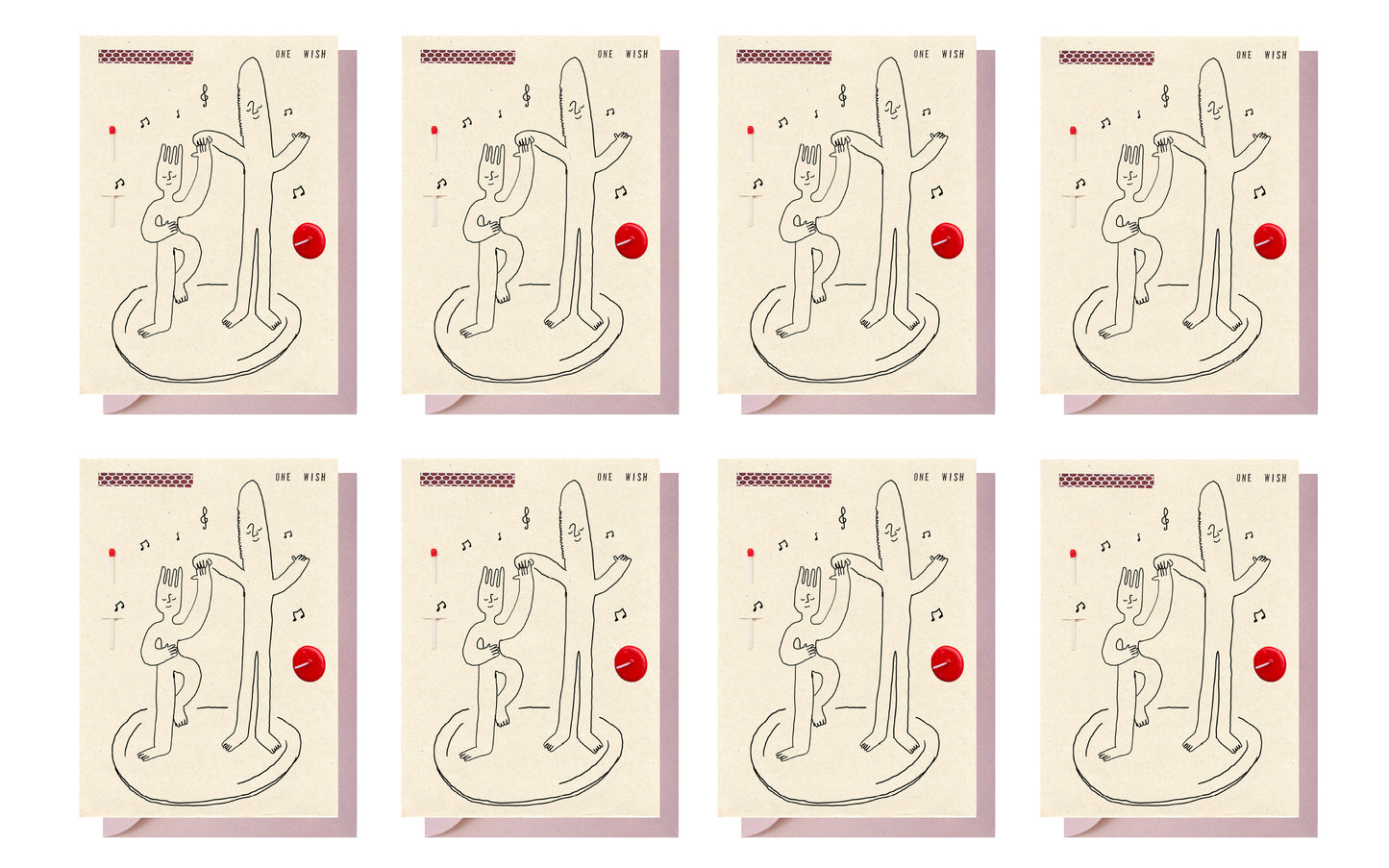 8 Cards with Envelopes