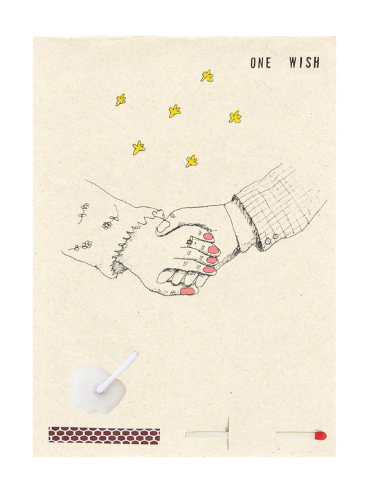 Image of the wish card, Holding Hands