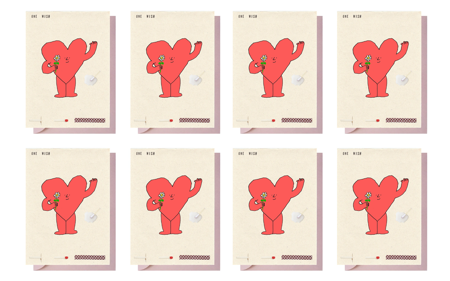 8 Cards with envelopes