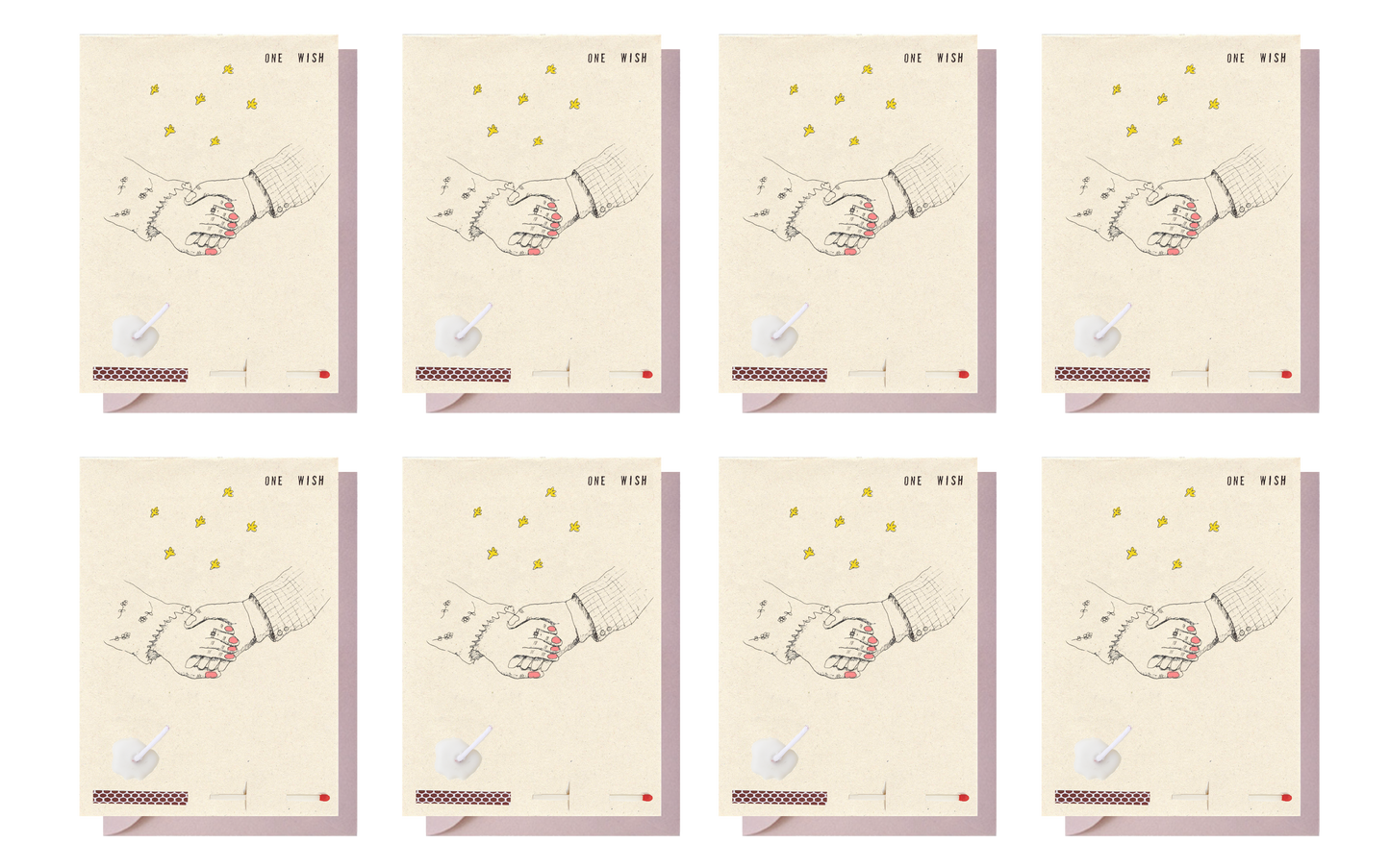 8 Cards with envelopes