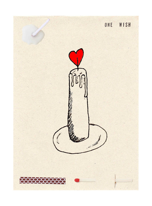 Image of the wish card, Love Candle