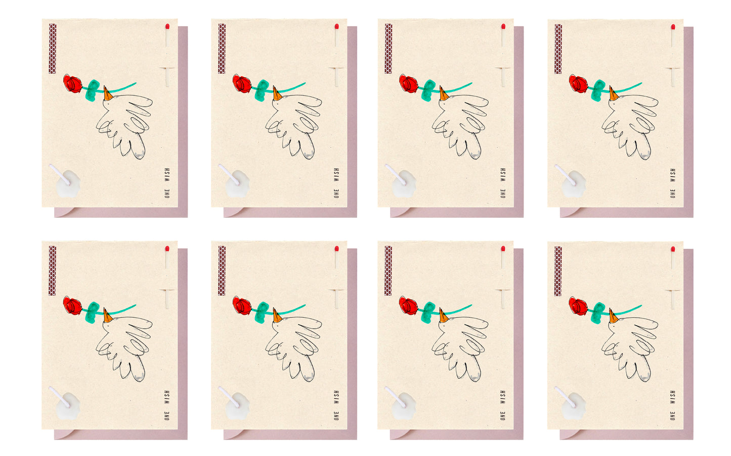 8 Cards with envelopes
