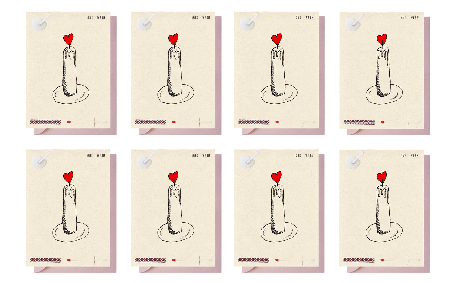 8 Cards with envelopes