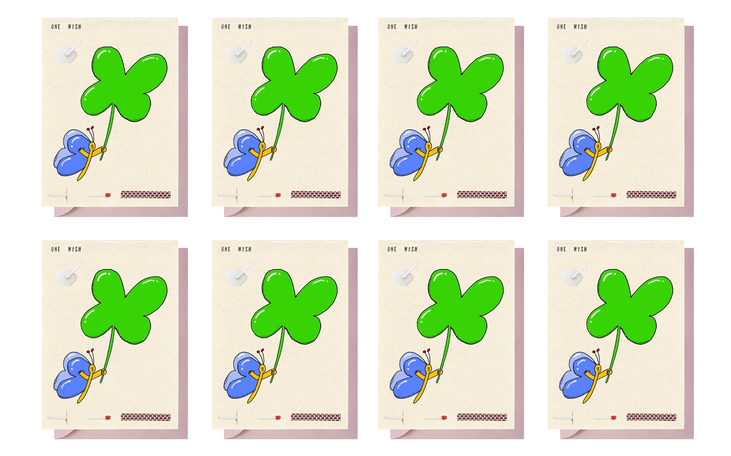 8 Cards with envelopes