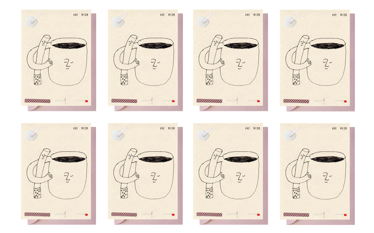 8 Cards with envelopes