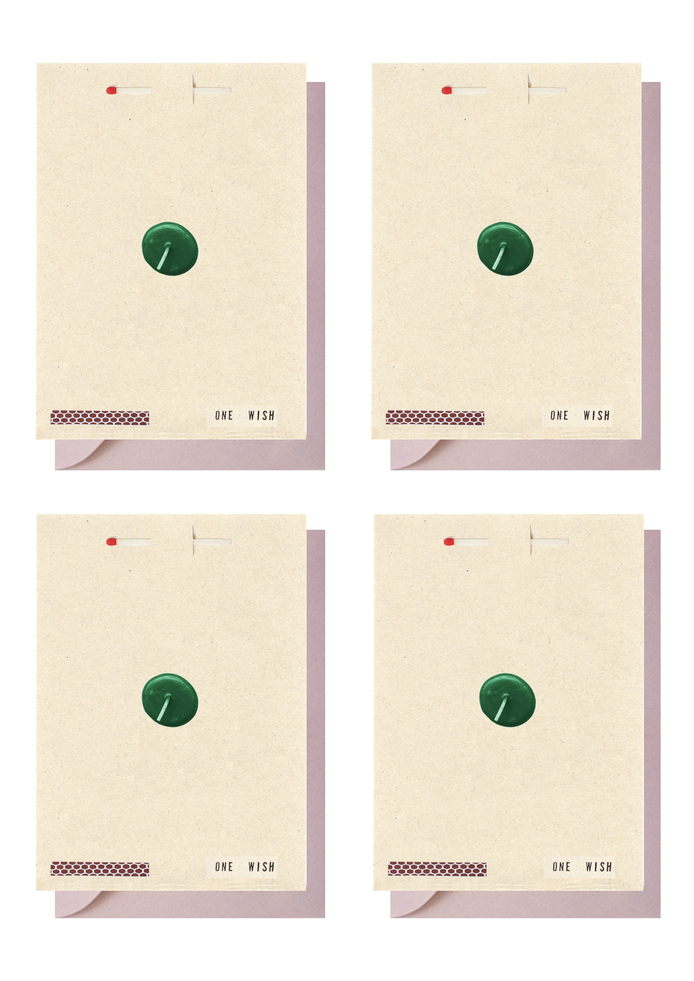 Monochrome set of 4