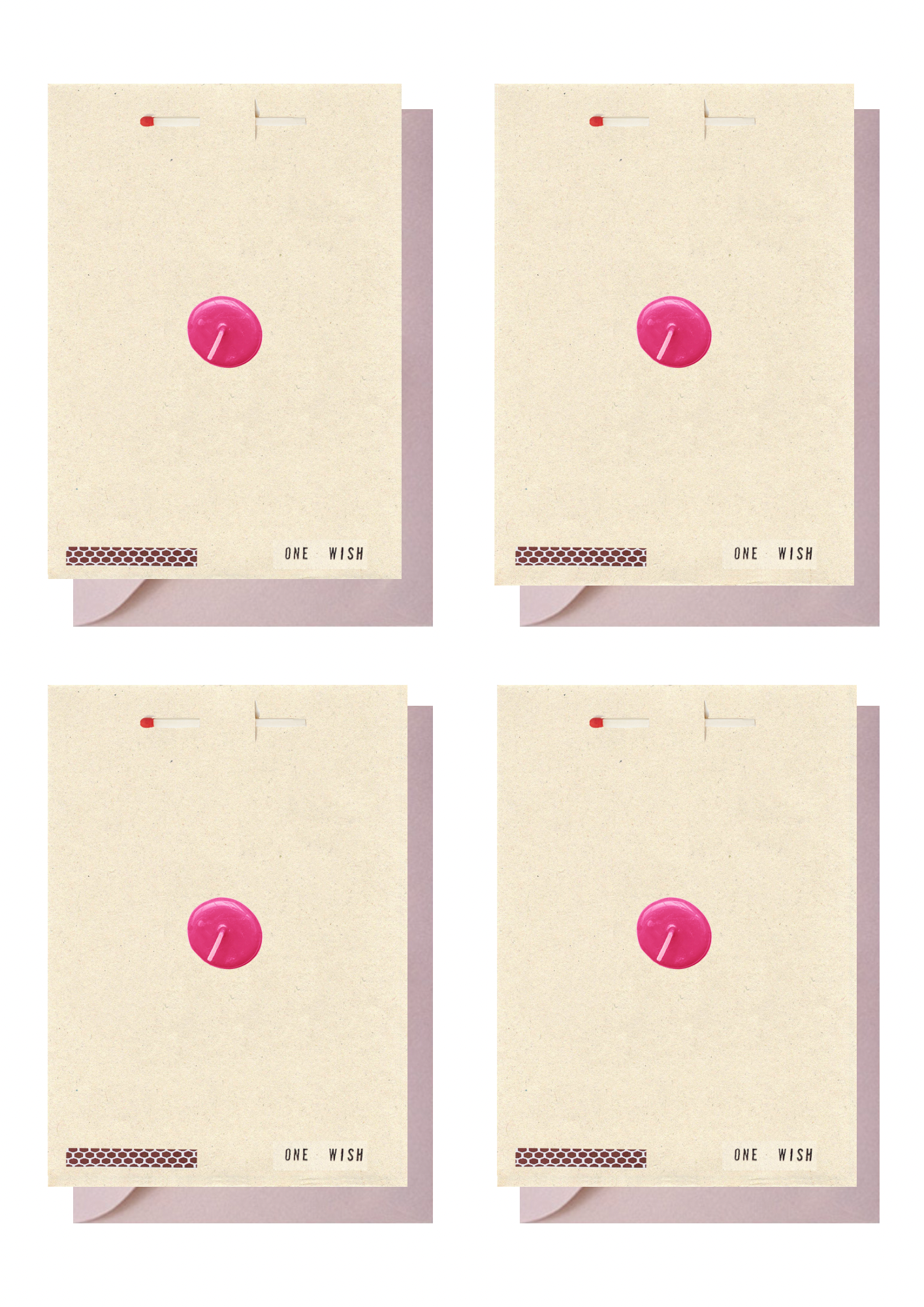 Monochrome set of 4