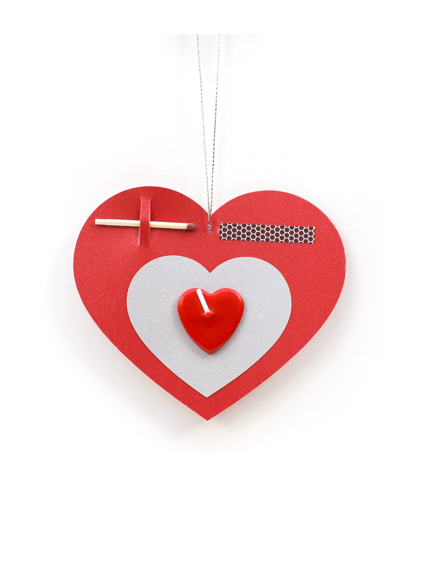 Red Ornament Wish Card