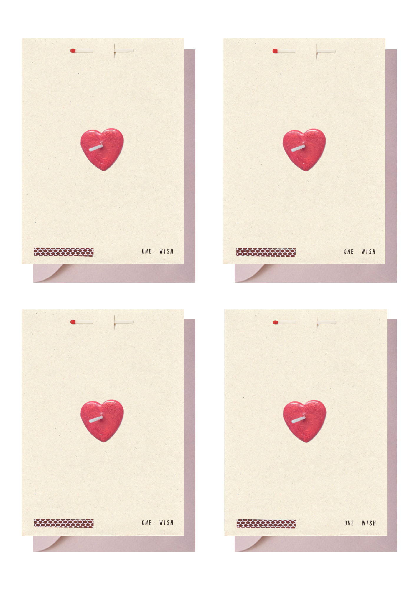 Monochrome set of 4