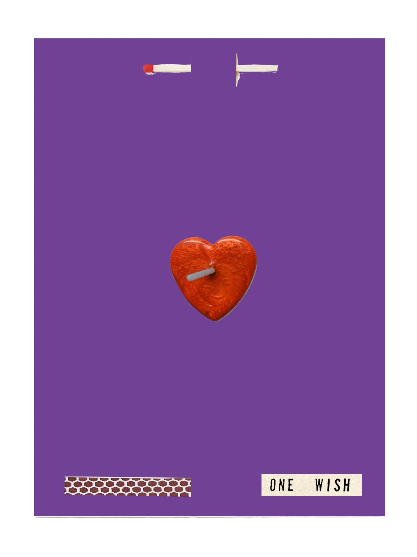 Purple Red Heart