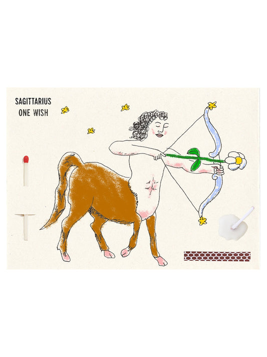 Image of the wish card, Sagittarius