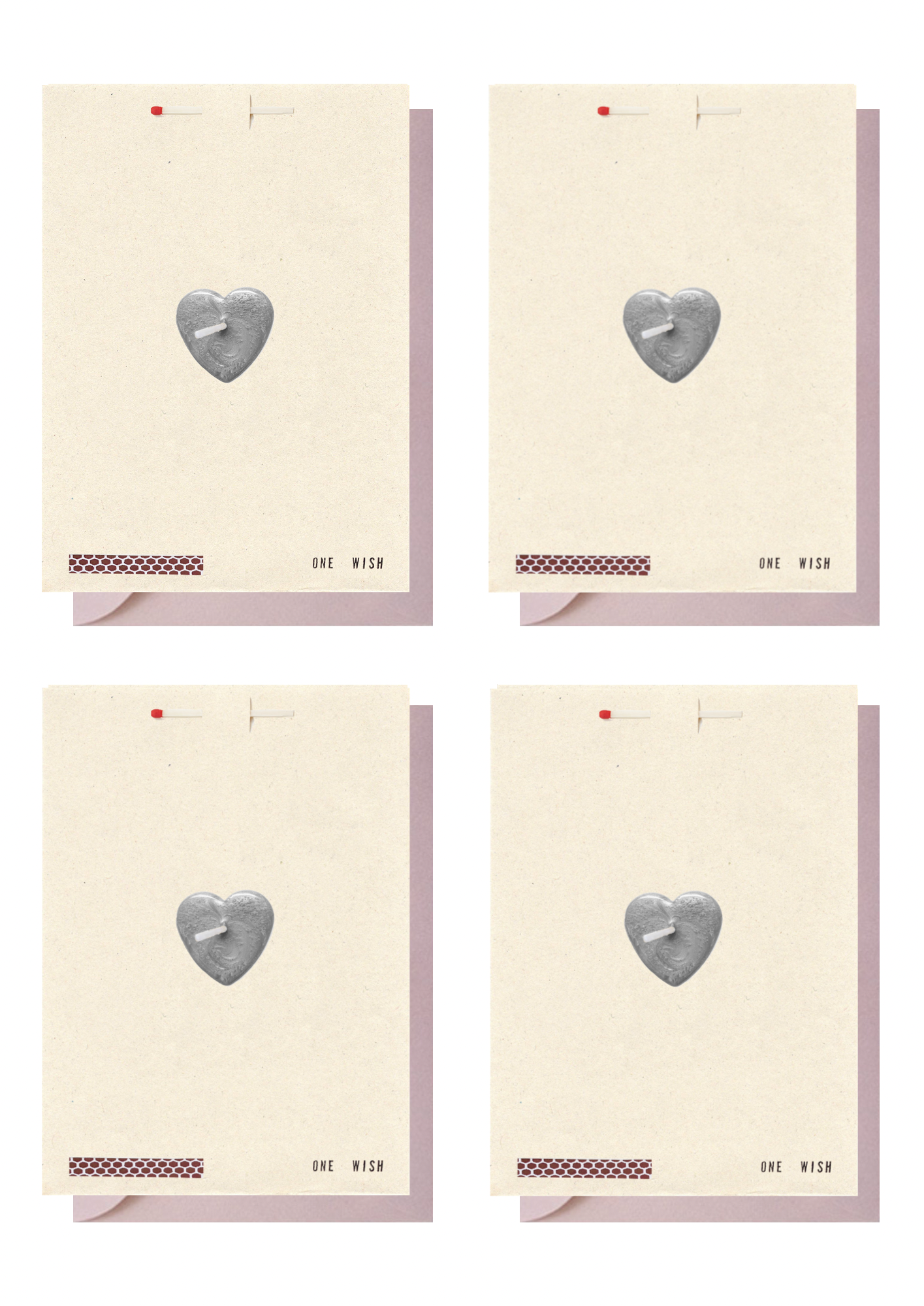 Monochrome set of 4