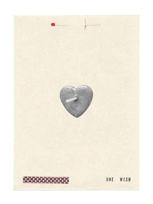 Image of the wish card, Silver Heart