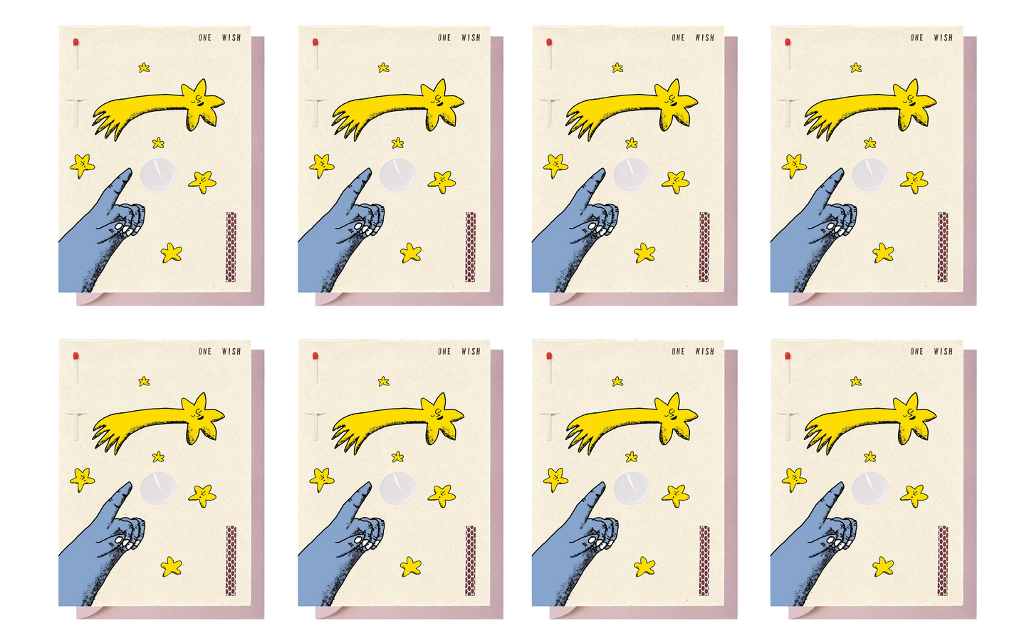 8 Cards with envelopes