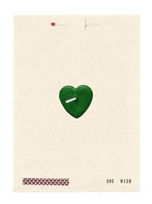 Image of the wish card, Green Heart