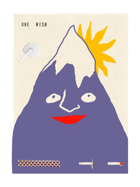 Image of the wish card, Mountain Smile