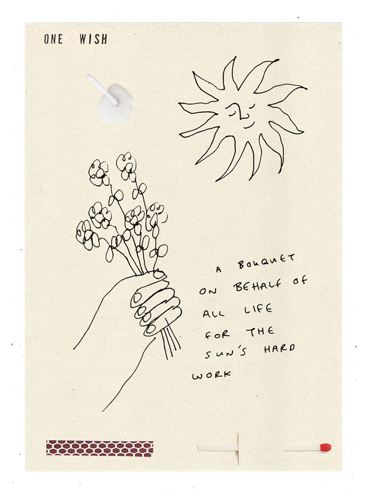 Image of the wish card, Wish Cards x Blumenhaus