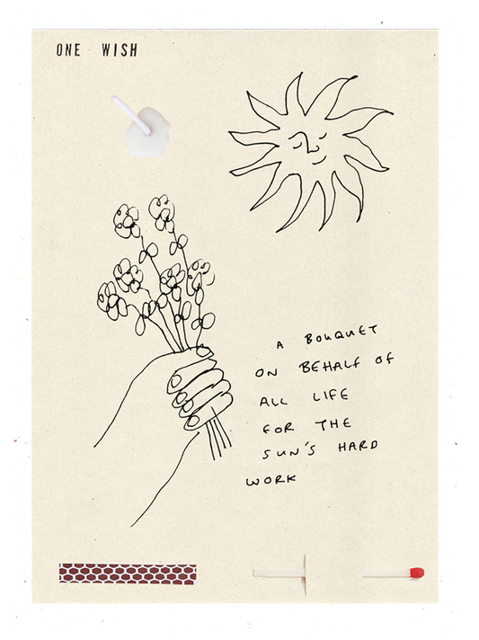 Image of the wish card, Wish Cards x Blumenhaus