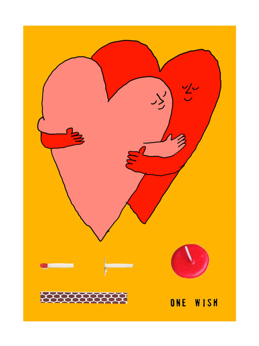Image of the wish card, Heart Hug