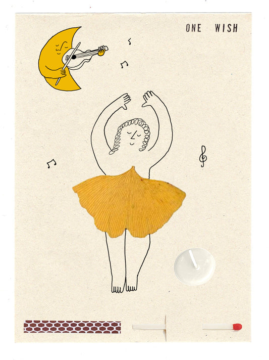 Image of the wish card, Gingko Dancer