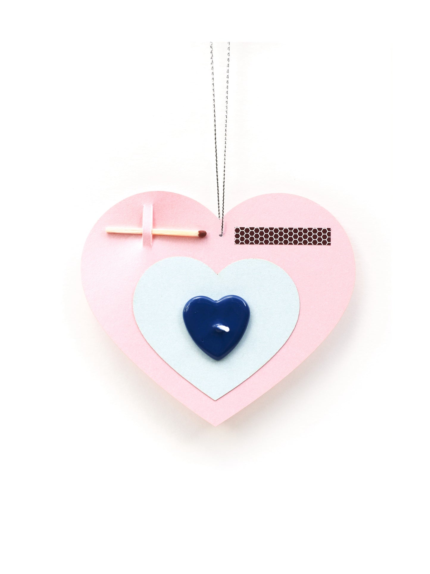 Pink Ornament Wish Card