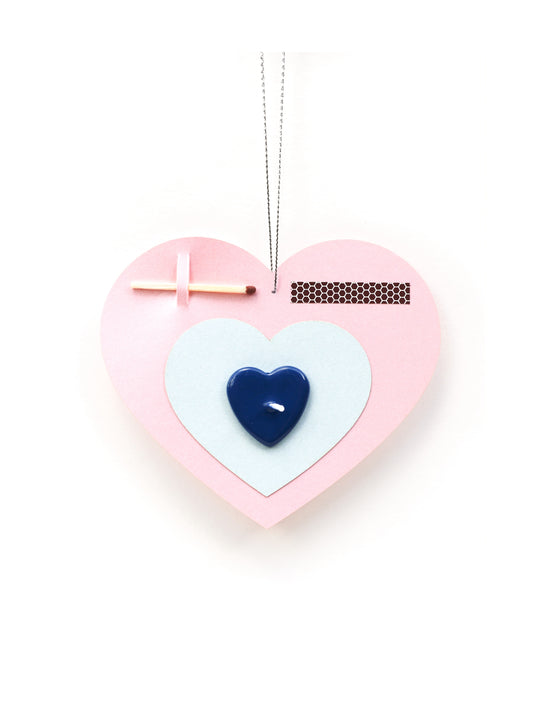 Pink Ornament Wish Card