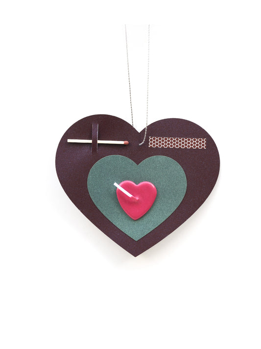 Purple Ornament Wish Card