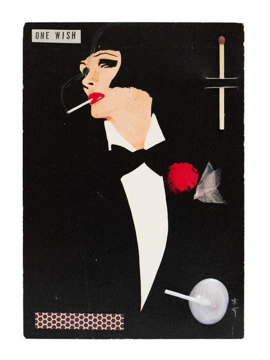 Image of the wish card, Femme a L'Oeillet