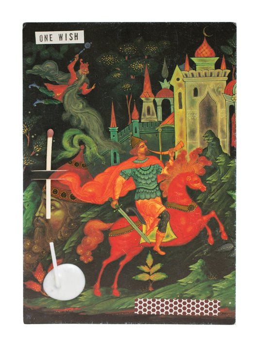 Image of the wish card, Malerei aus Palech