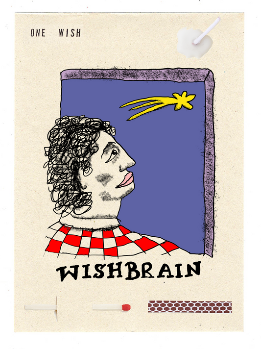Image of the wish card, Mount Kimbie x Wish Cards